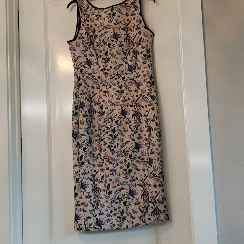 EVE MENDES FLORAL MIDI/PENCIL DRESS